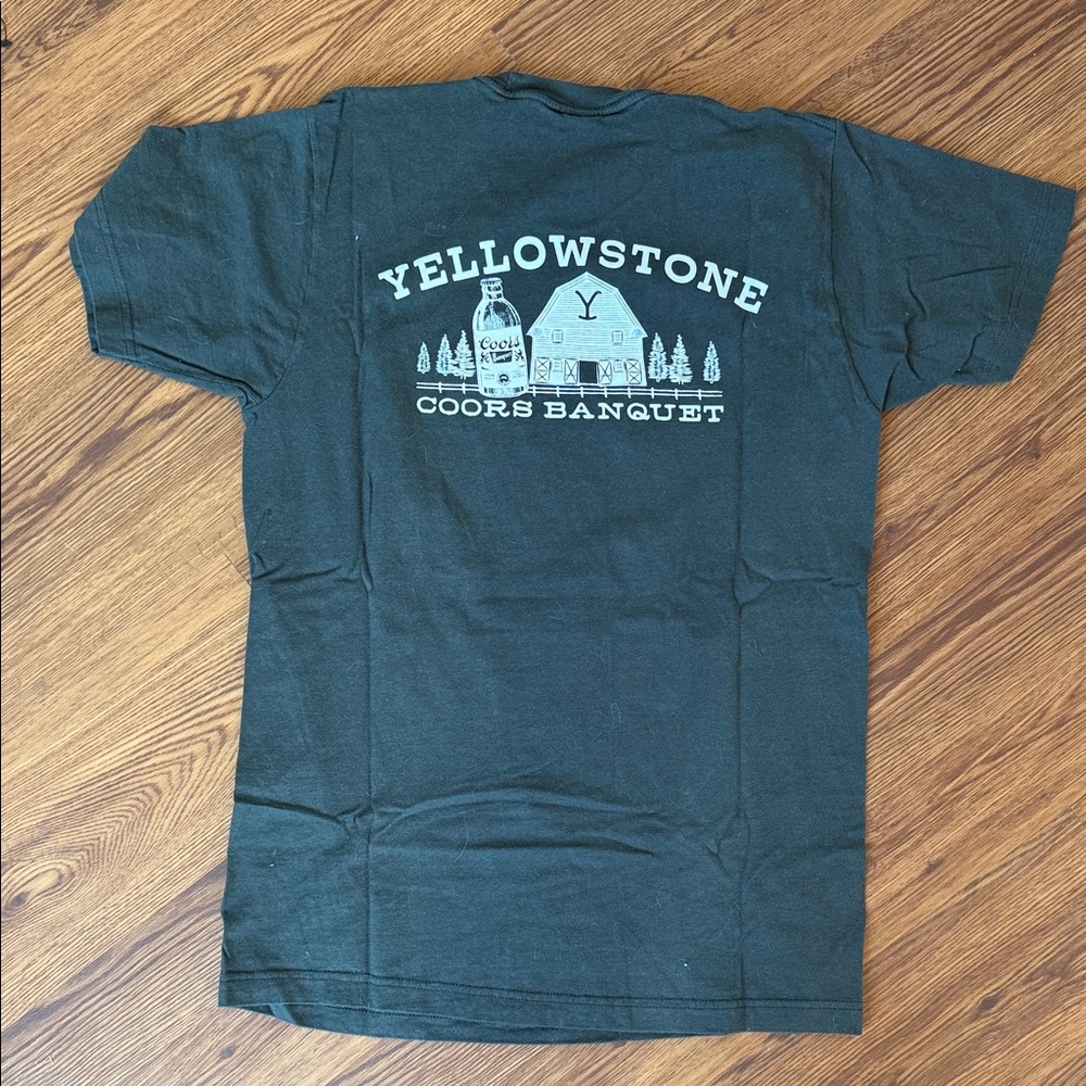 Yellowstone Coors Banquet Graphic Tee - Gray